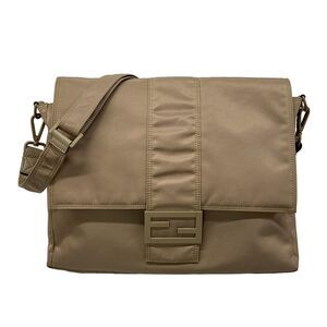 Fendi Baguette Messenger Shoulder Bag 7VA536